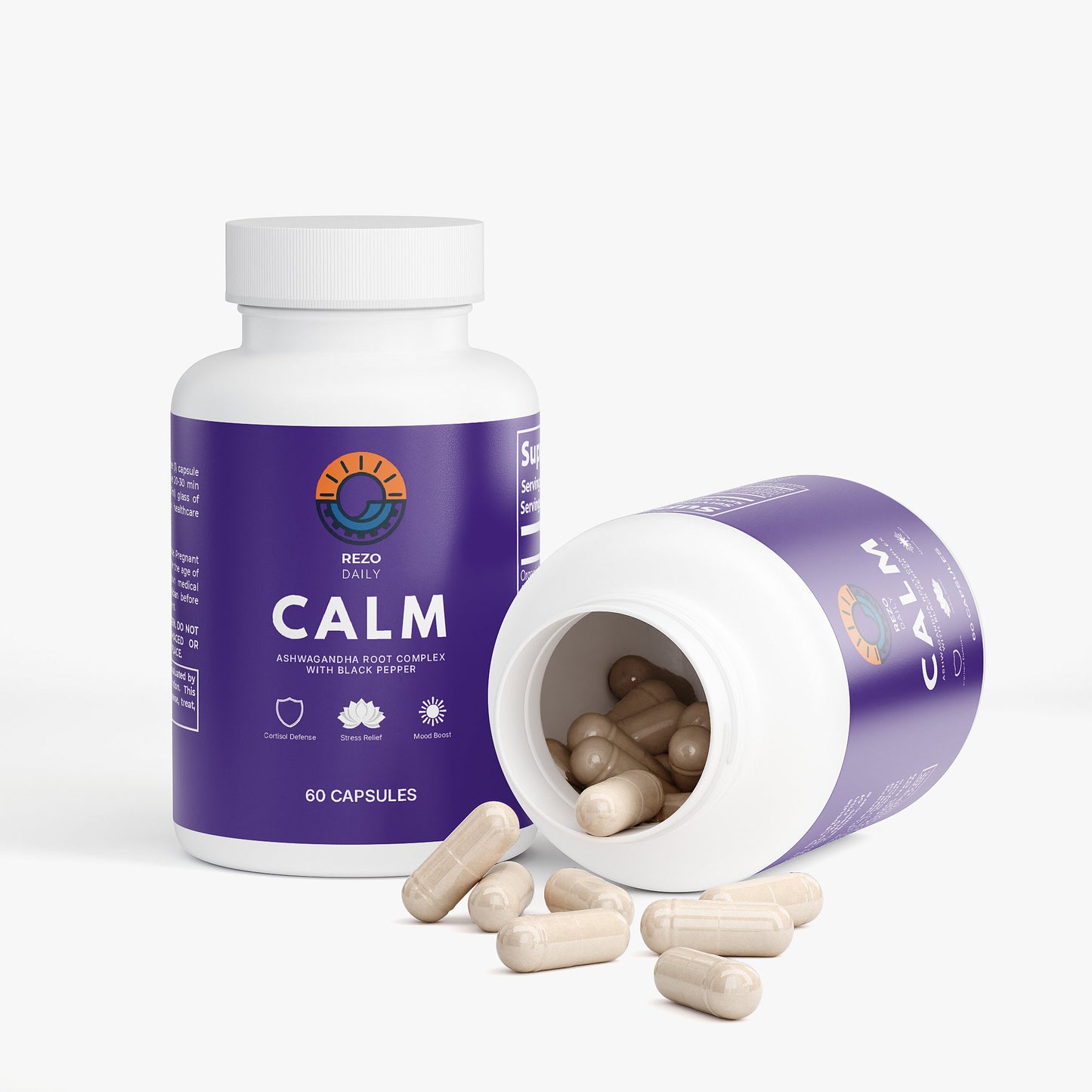 REZO CALM — Ashwagandha Root Complex (Cortisol Defense)